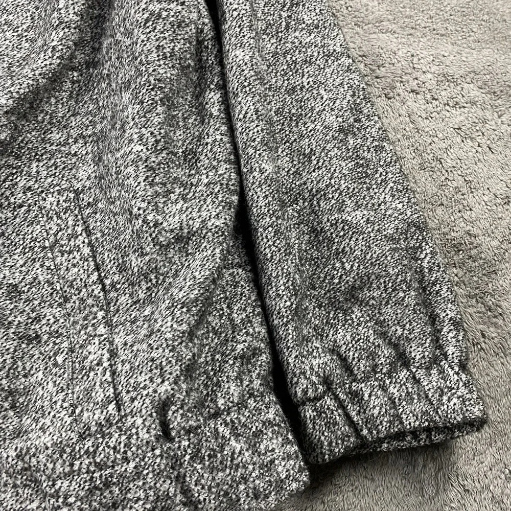Christopher & Banks Full Zip Knit Sweater Womens Large‎ Gray Heather Jacket